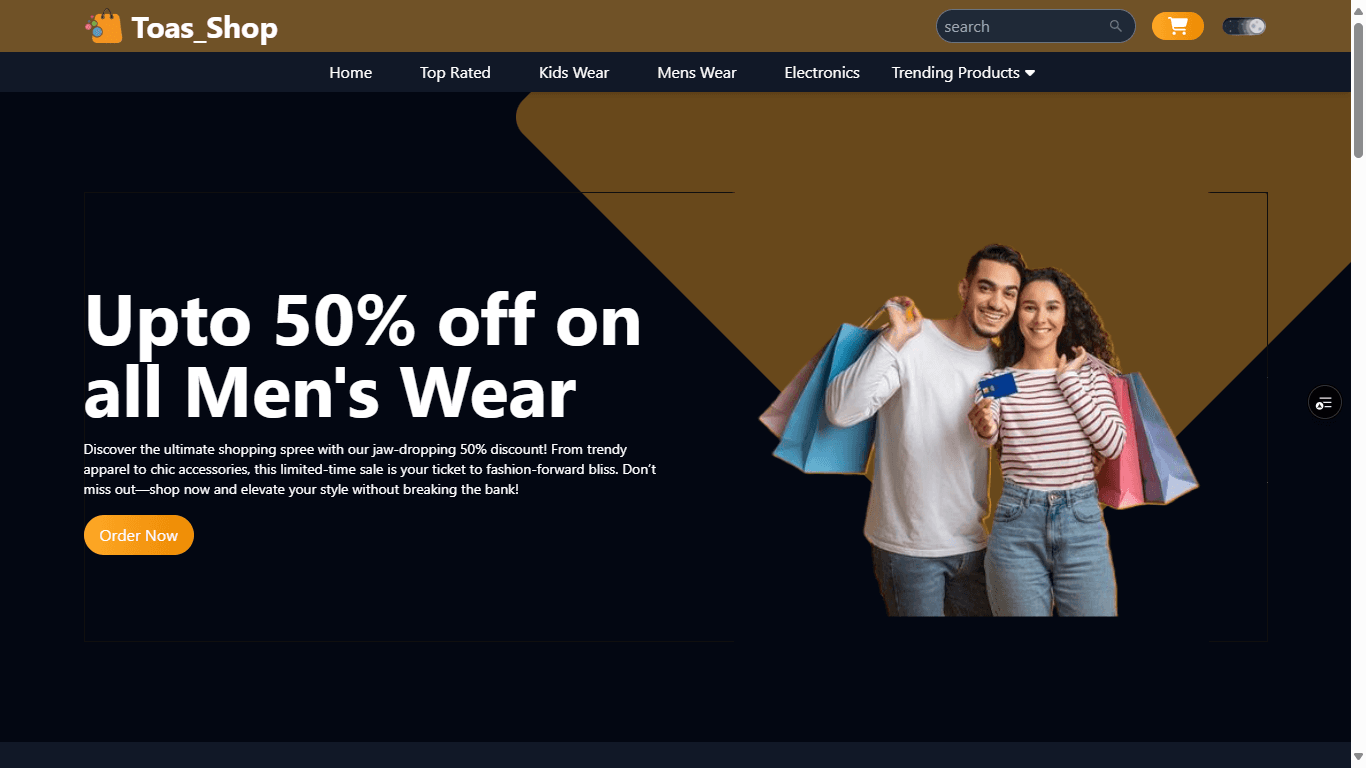 Toas Shop screenshot