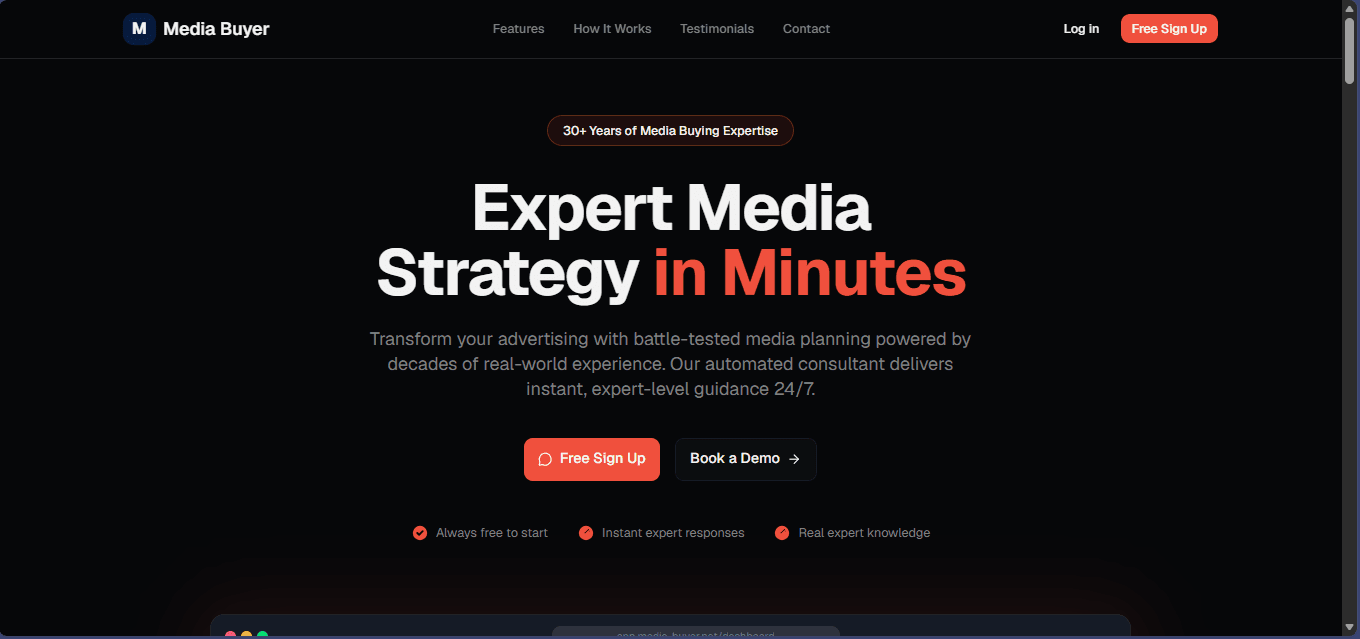 Media-Buyer screenshot